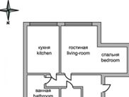 Купить однокомнатную квартиру по адресу Москва, проезд Донелайтиса, дом 27