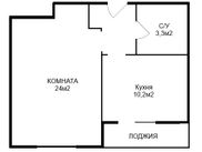 Купить однокомнатную квартиру по адресу Москва, СЗАО, Мневники, дом 6А